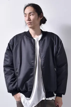 2102-JK02A Micro Fiber Bomber JKT Black