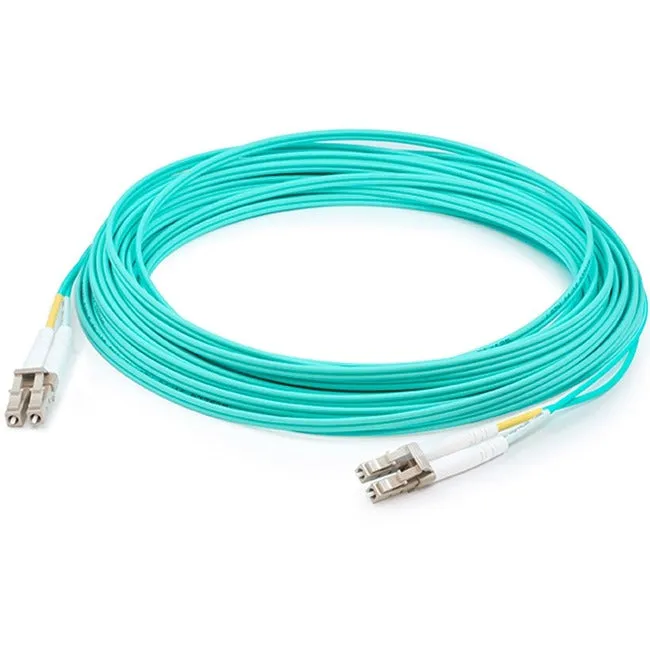 AddOn 100m LC (Male) to LC (Male) Aqua OM3 Duplex Fiber OFNR (Riser-Rated) Patch Cable ADD-LC-LC-100M5OM3