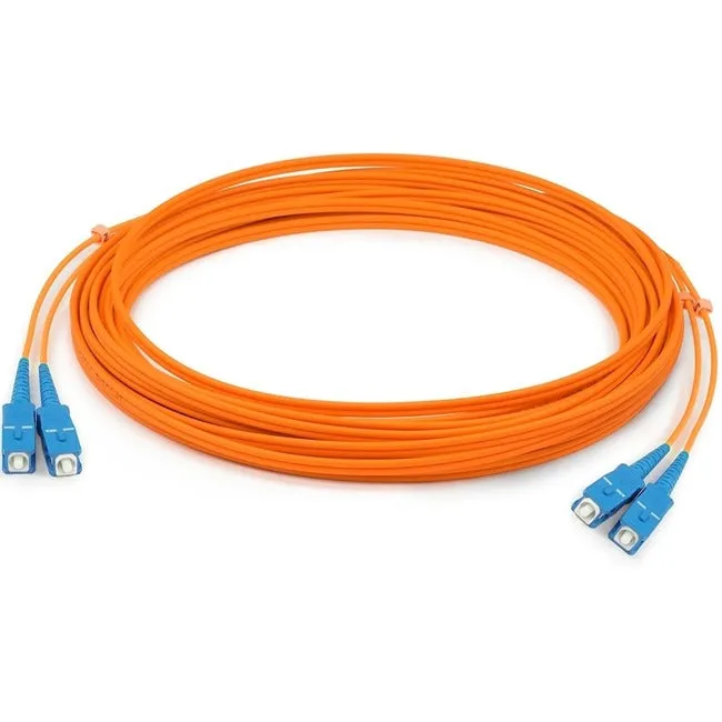 AddOn 1m SC (Male) to SC (Male) Orange OM2 Duplex Fiber OFNR (Riser-Rated) Patch Cable ADD-SC-SC-1M5OM2