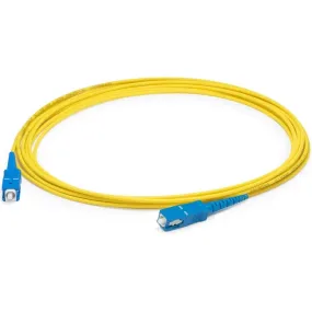 AddOn 2m SC (Male) to SC (Male) Yellow OS2 Simplex Fiber OFNR (Riser-Rated) Patch Cable ADD-SC-SC-2MS9SMF