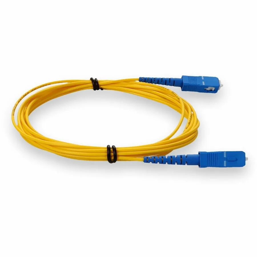 AddOn 2m SC (Male) to SC (Male) Yellow OS2 Simplex Fiber OFNR (Riser-Rated) Patch Cable ADD-SC-SC-2MS9SMF