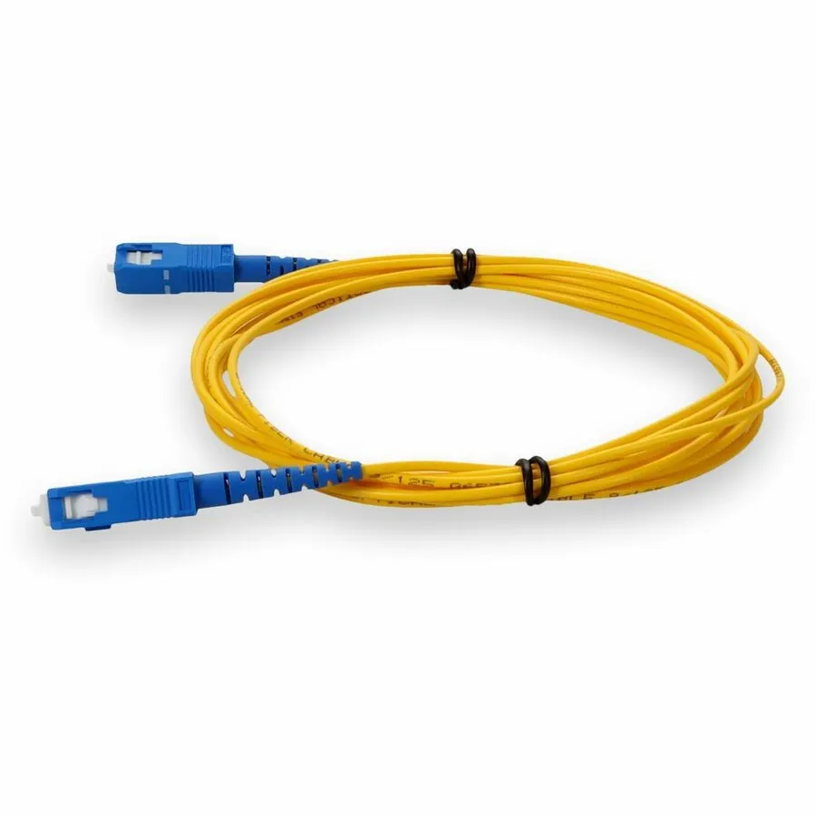 AddOn 2m SC (Male) to SC (Male) Yellow OS2 Simplex Fiber OFNR (Riser-Rated) Patch Cable ADD-SC-SC-2MS9SMF