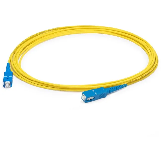 AddOn 33m SC (Male) to SC (Male) Straight Yellow OS2 Simplex LSZH Fiber Patch Cable ADD-SC-SC-33MS9SMFLZ