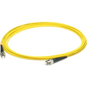 AddOn 36m ST (Male) to ST (Male) Straight Yellow OS2 Simplex LSZH Fiber Patch Cable ADD-ST-ST-36MS9SMFLZ