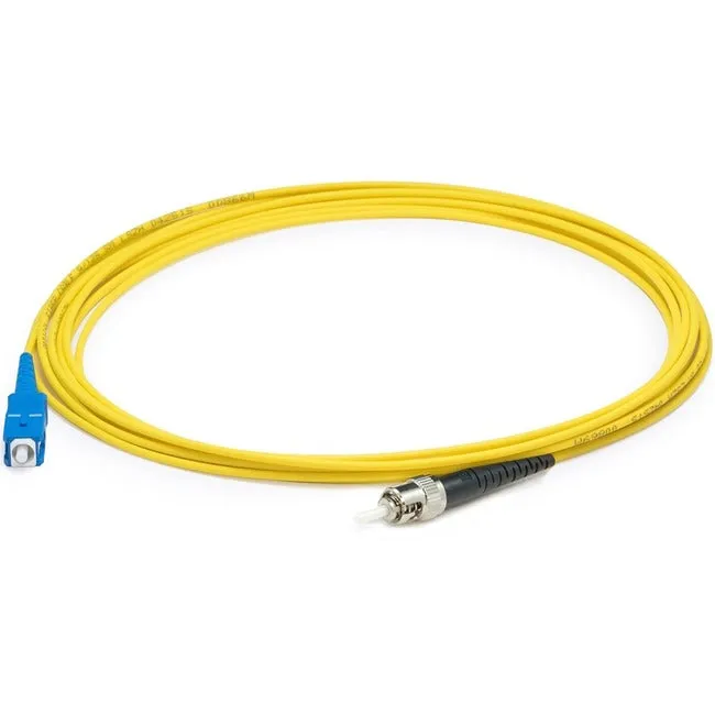 AddOn 5m SC (Male) to ST (Male) Yellow OS2 Simplex Fiber OFNR (Riser-Rated) Patch Cable ADD-ST-SC-5MS9SMF