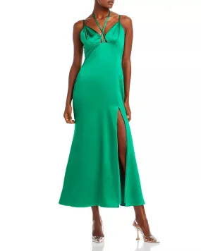 AQUA Strappy Slip Dress