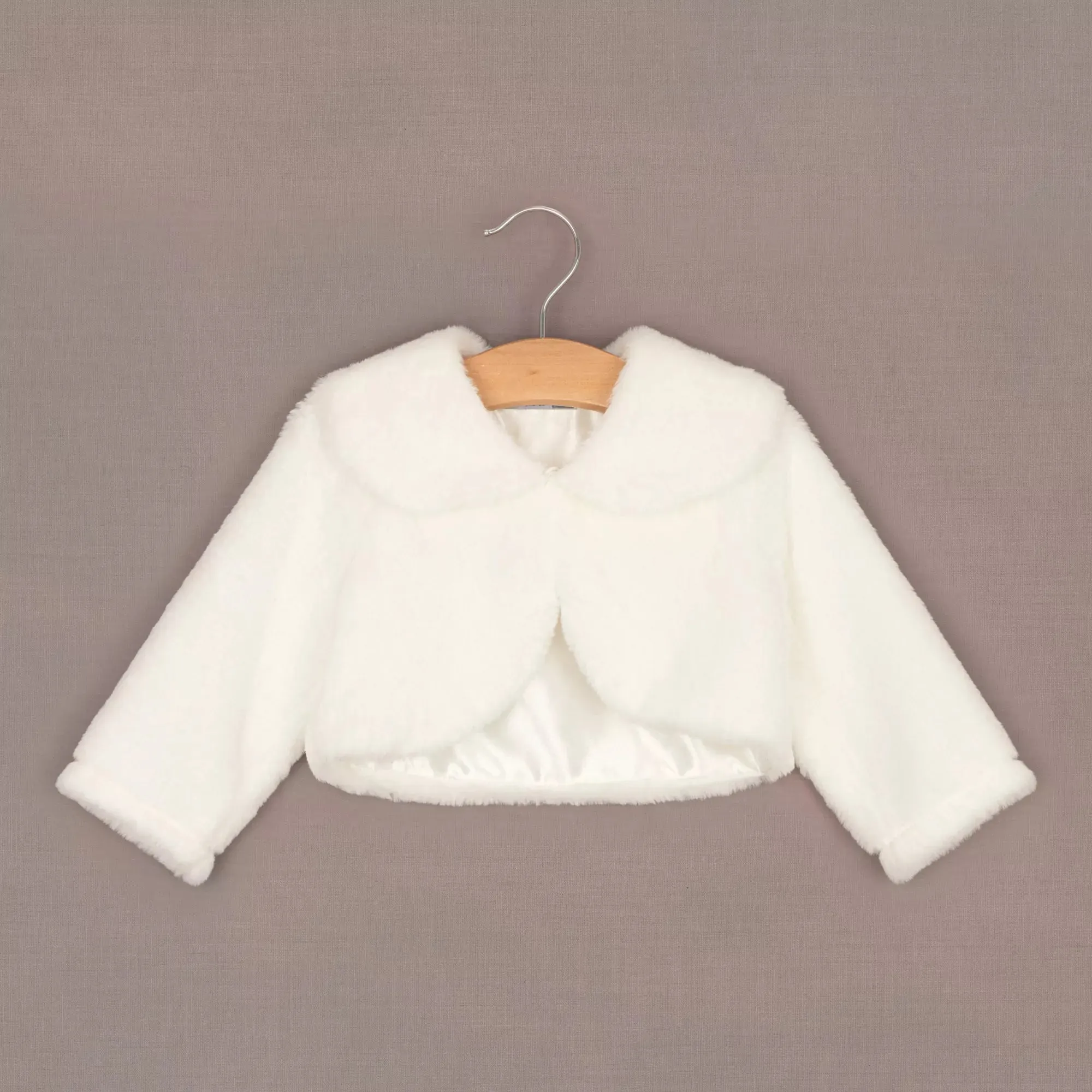 Baby Bolero - Faux Fur with Collar