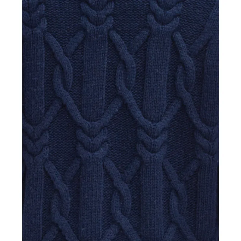 Barbour Elisha Knitted Ladies Jumper - Navy