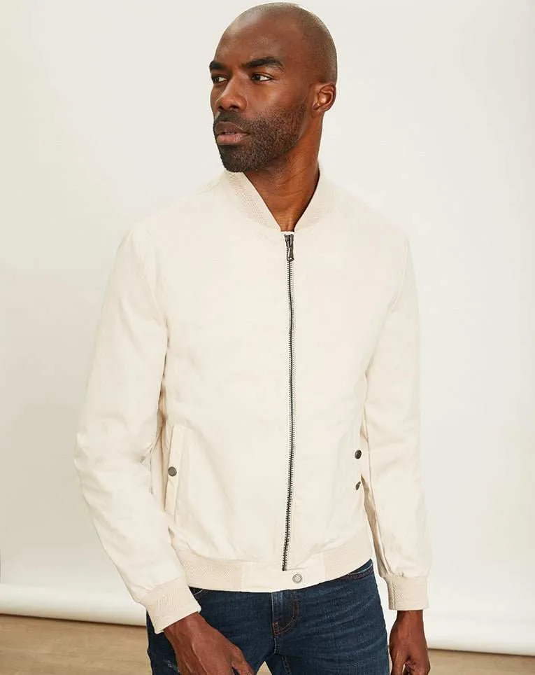 BLOUSON BOMBER LÉGER BEIGE