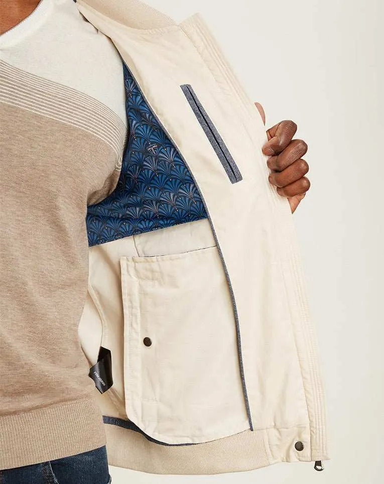 BLOUSON BOMBER LÉGER BEIGE