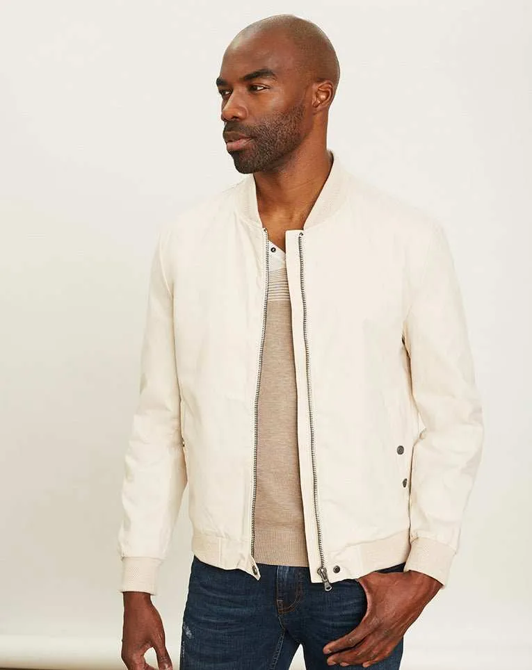 BLOUSON BOMBER LÉGER BEIGE