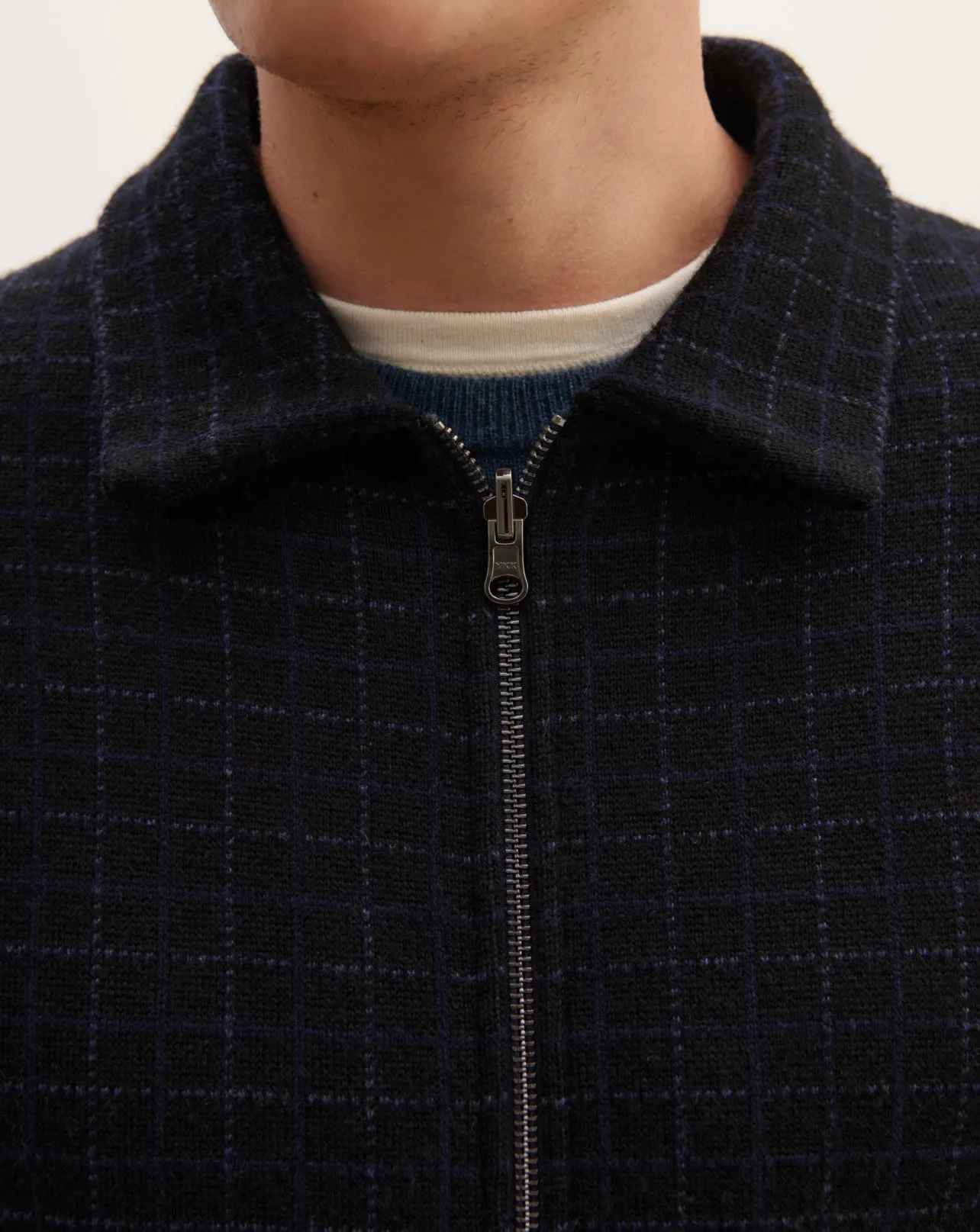 Bomber zippé tartan