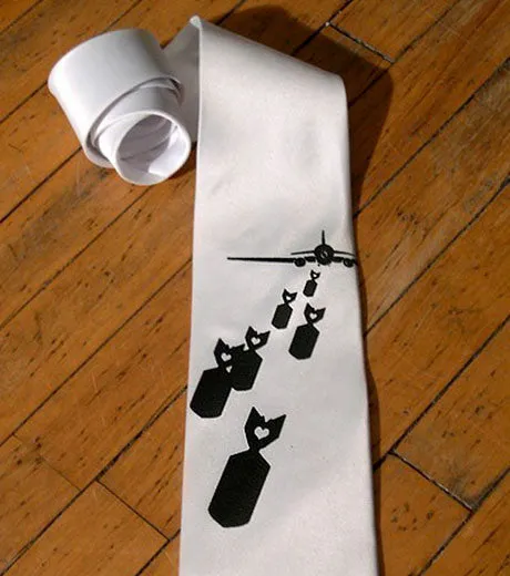 Bombs Away! Silk Necktie