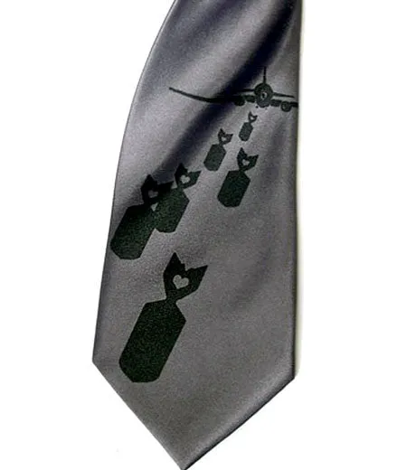 Bombs Away! Silk Necktie