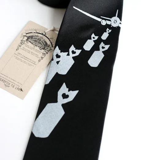 Bombs Away! Silk Necktie