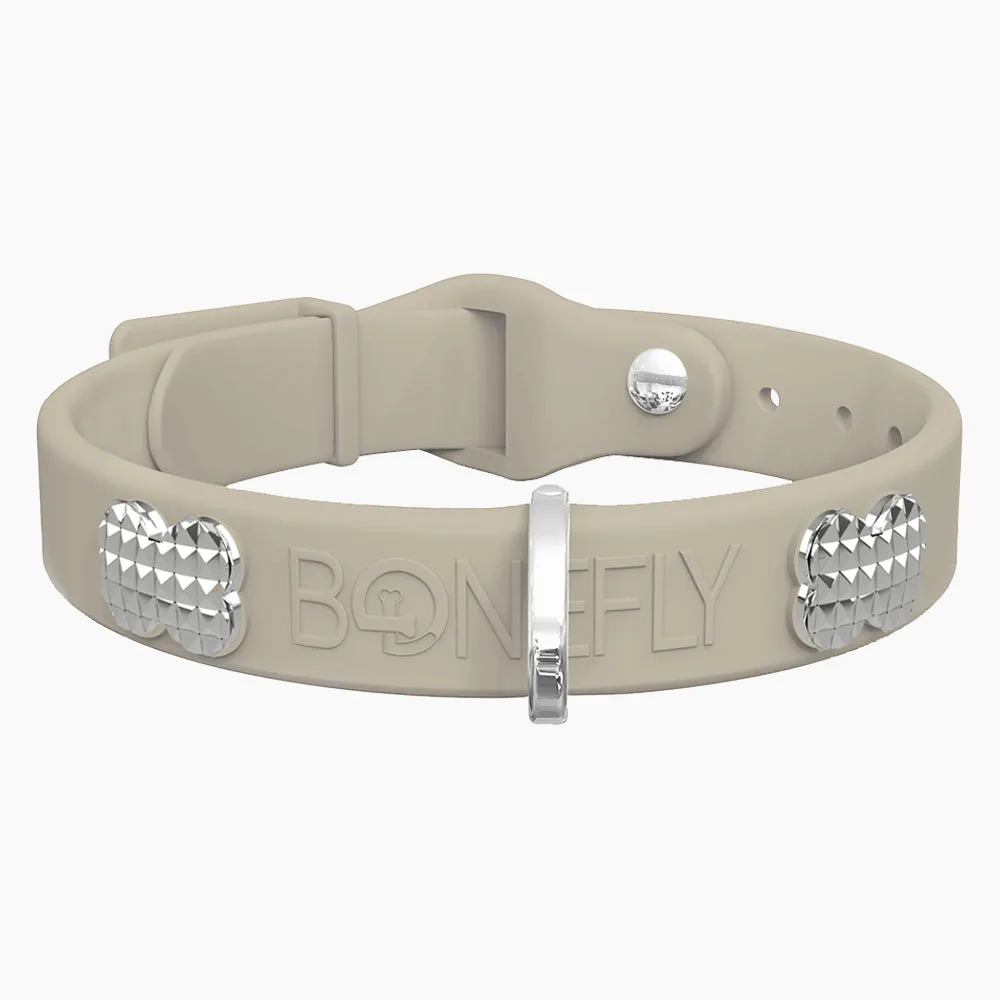 Boneflex  Signature Spike Silver Collar