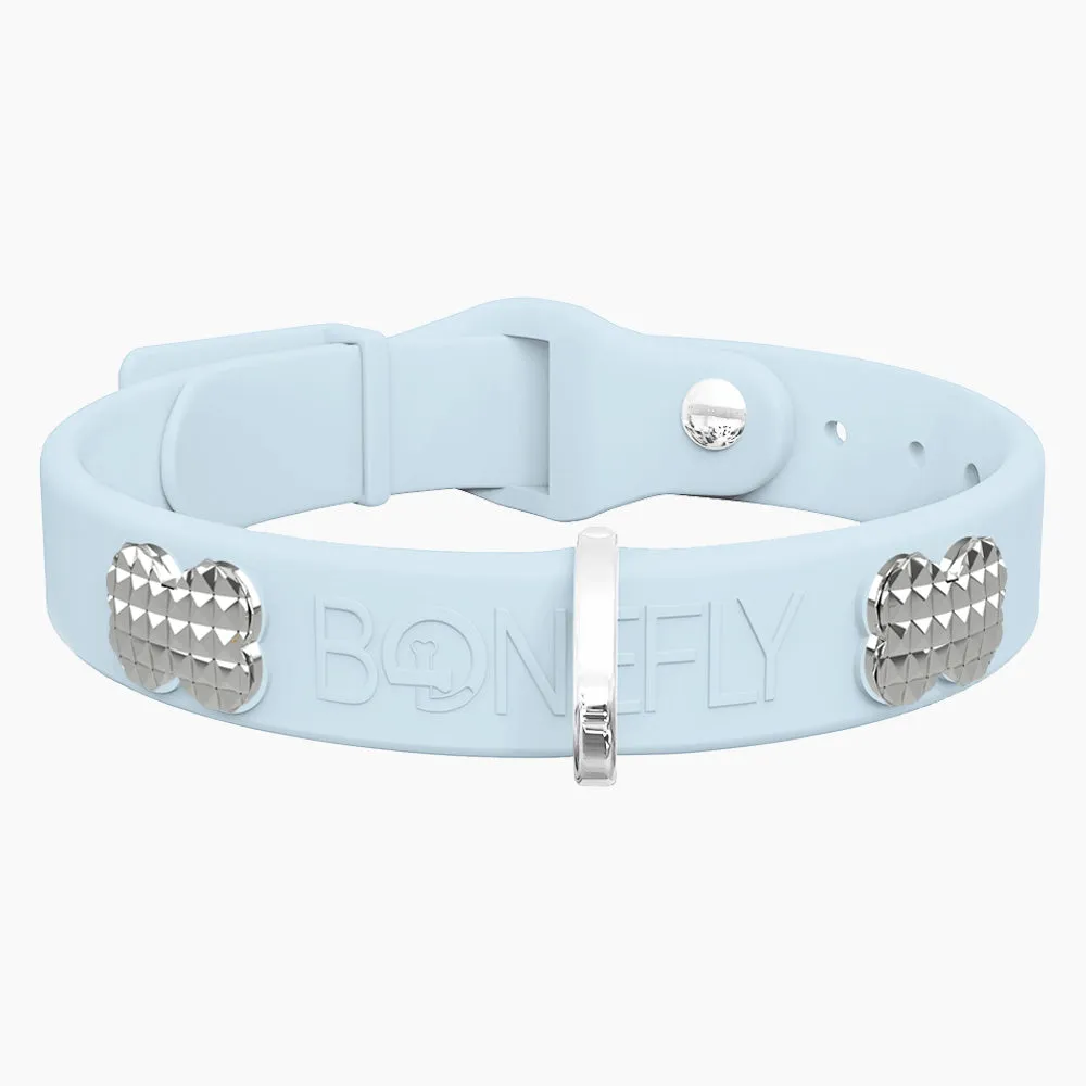 Boneflex  Signature Spike Silver Collar