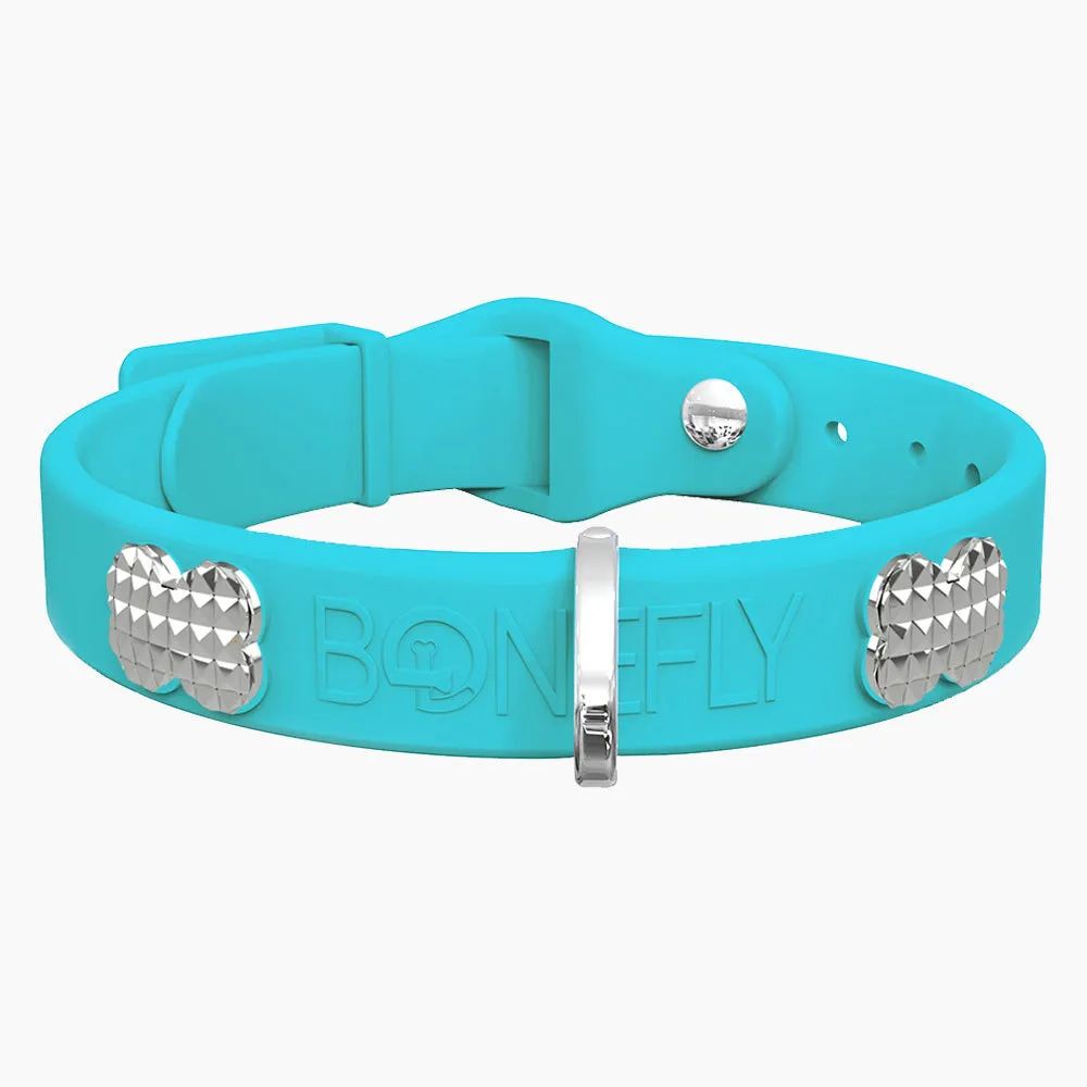 Boneflex  Signature Spike Silver Collar