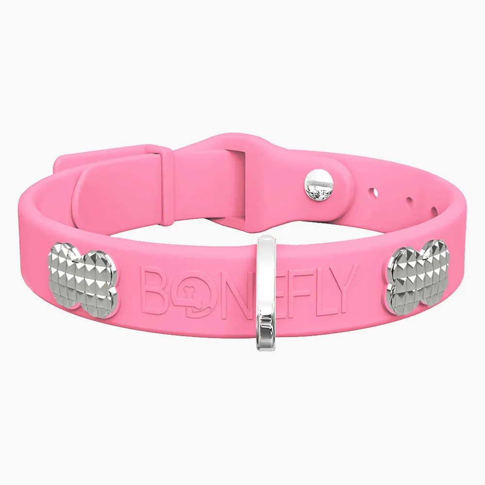 Boneflex  Signature Spike Silver Collar