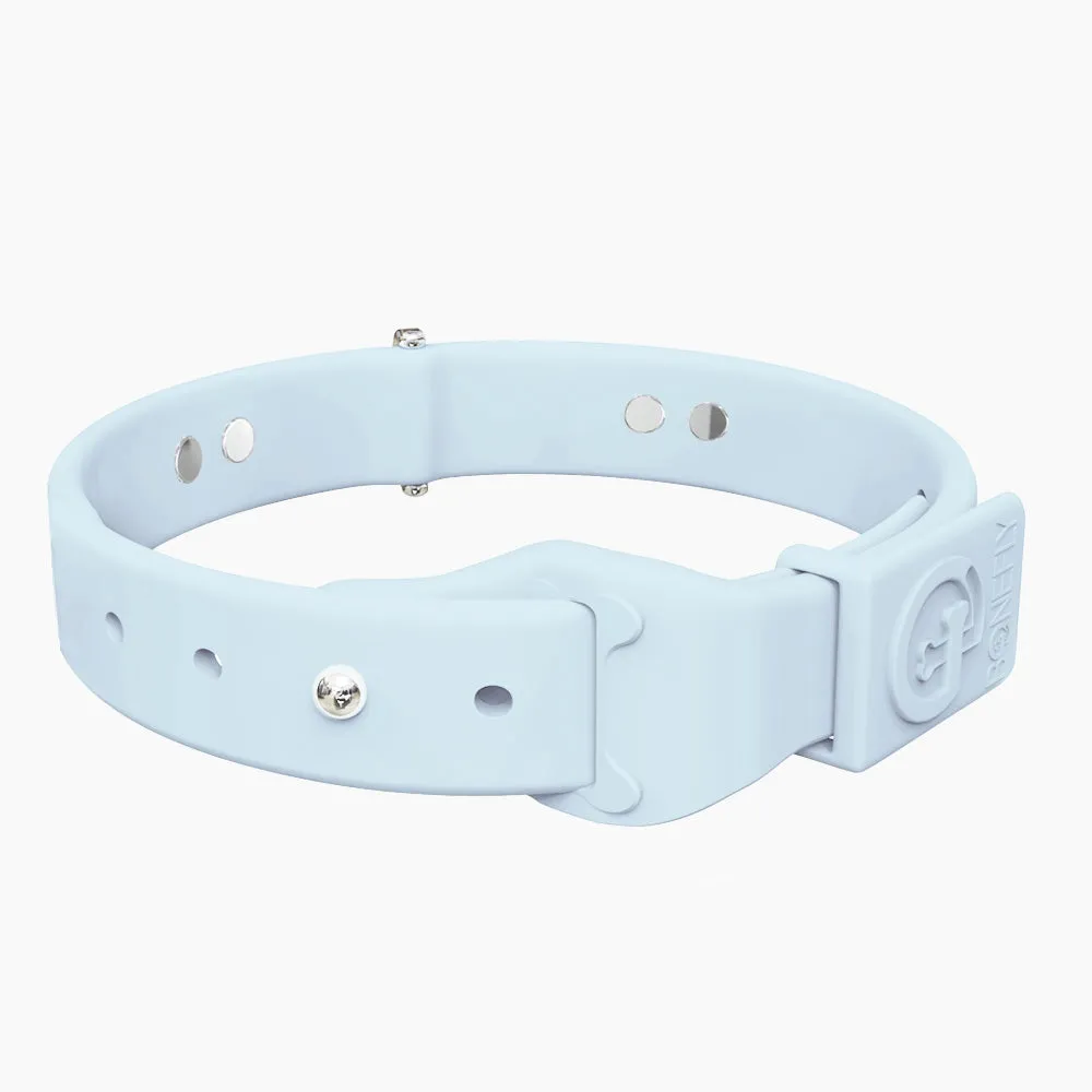 Boneflex  Signature Spike Silver Collar