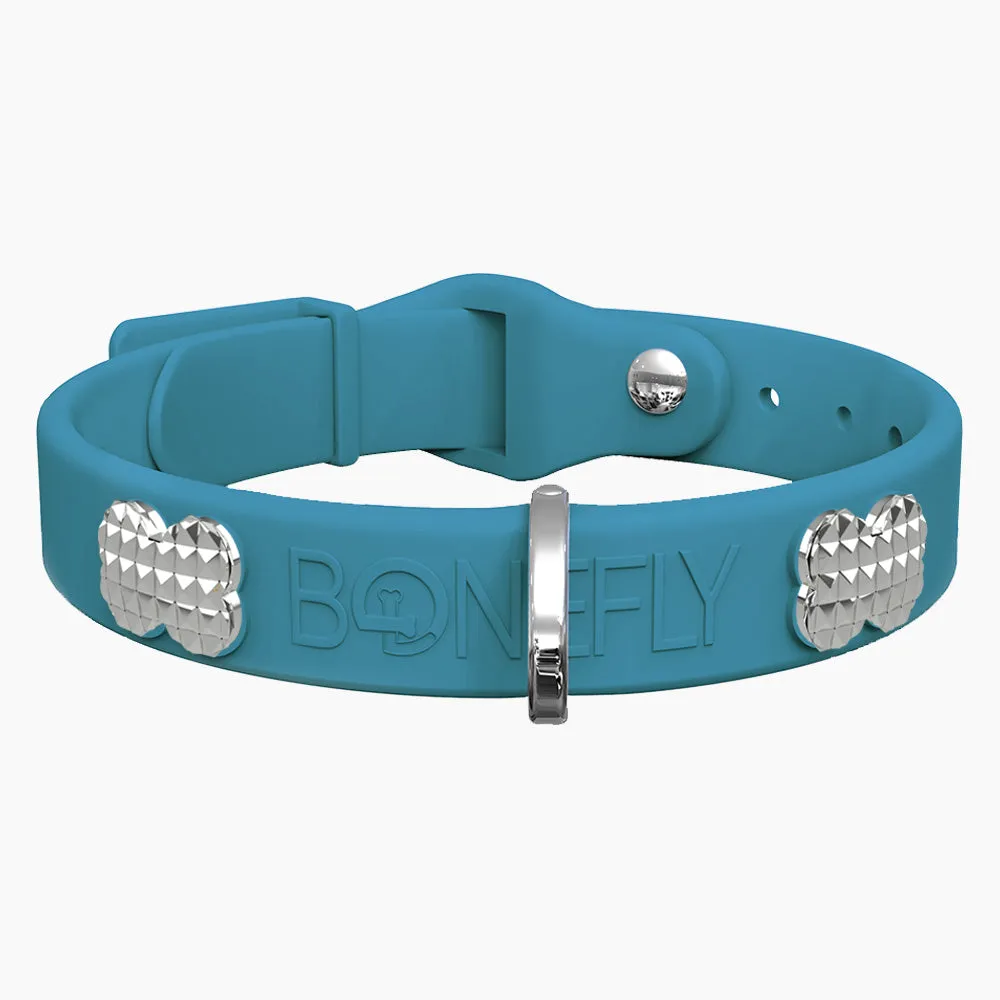 Boneflex  Signature Spike Silver Collar