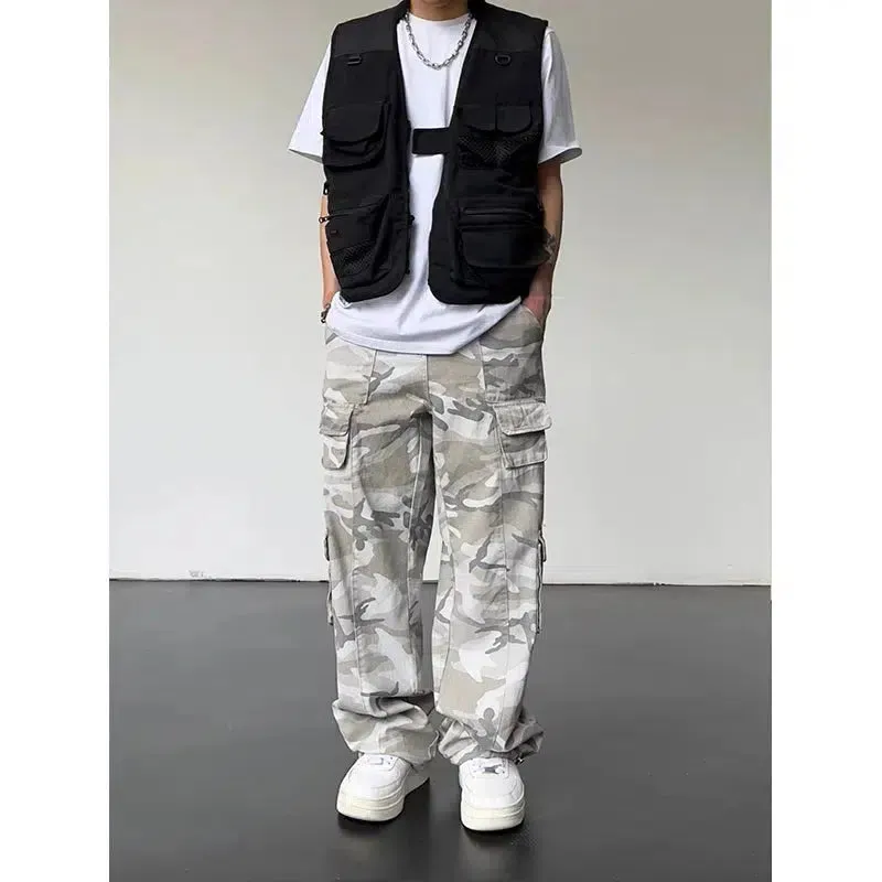 Cargo Gray Camouflage Pants