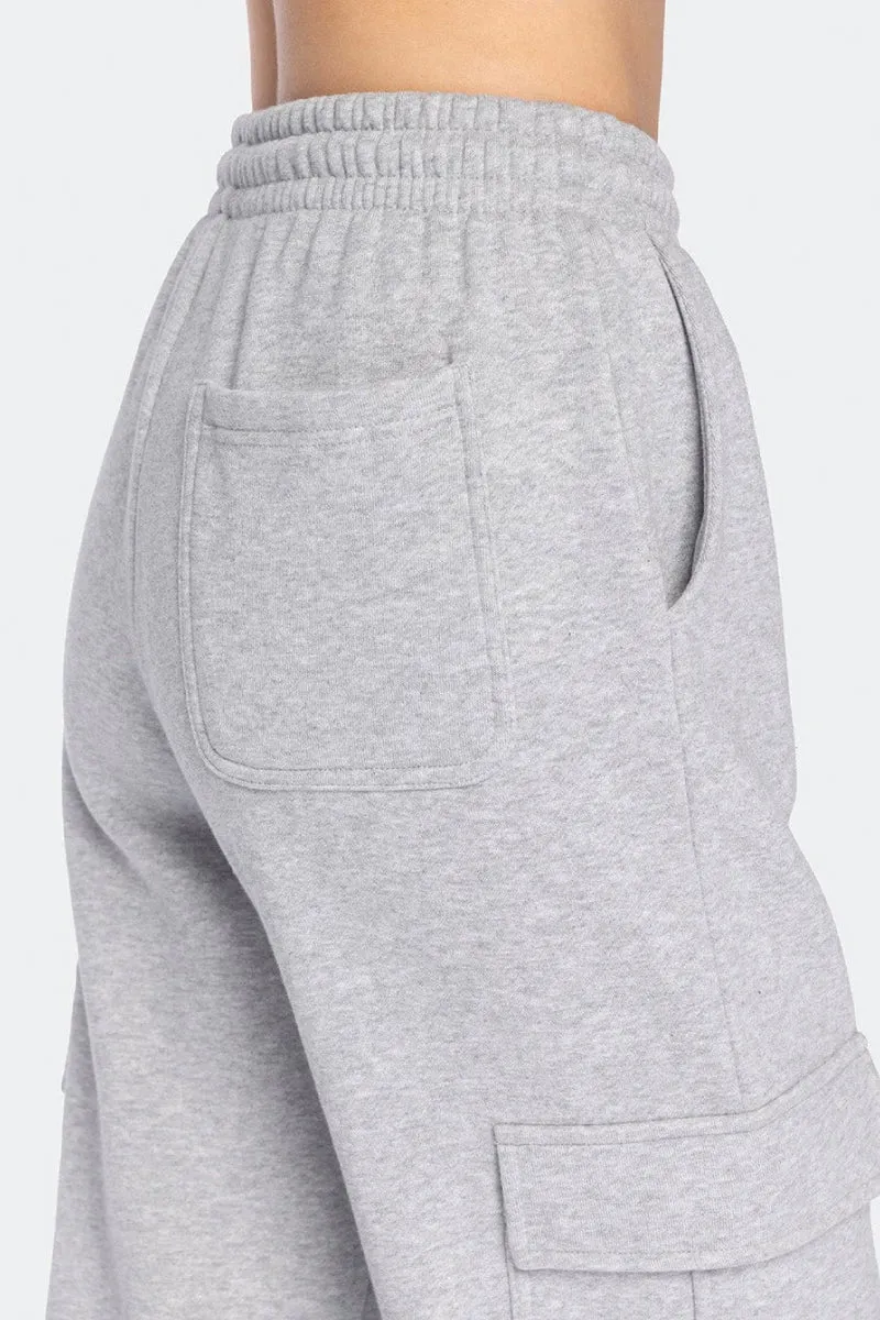 Cargo Wide Leg Sweats