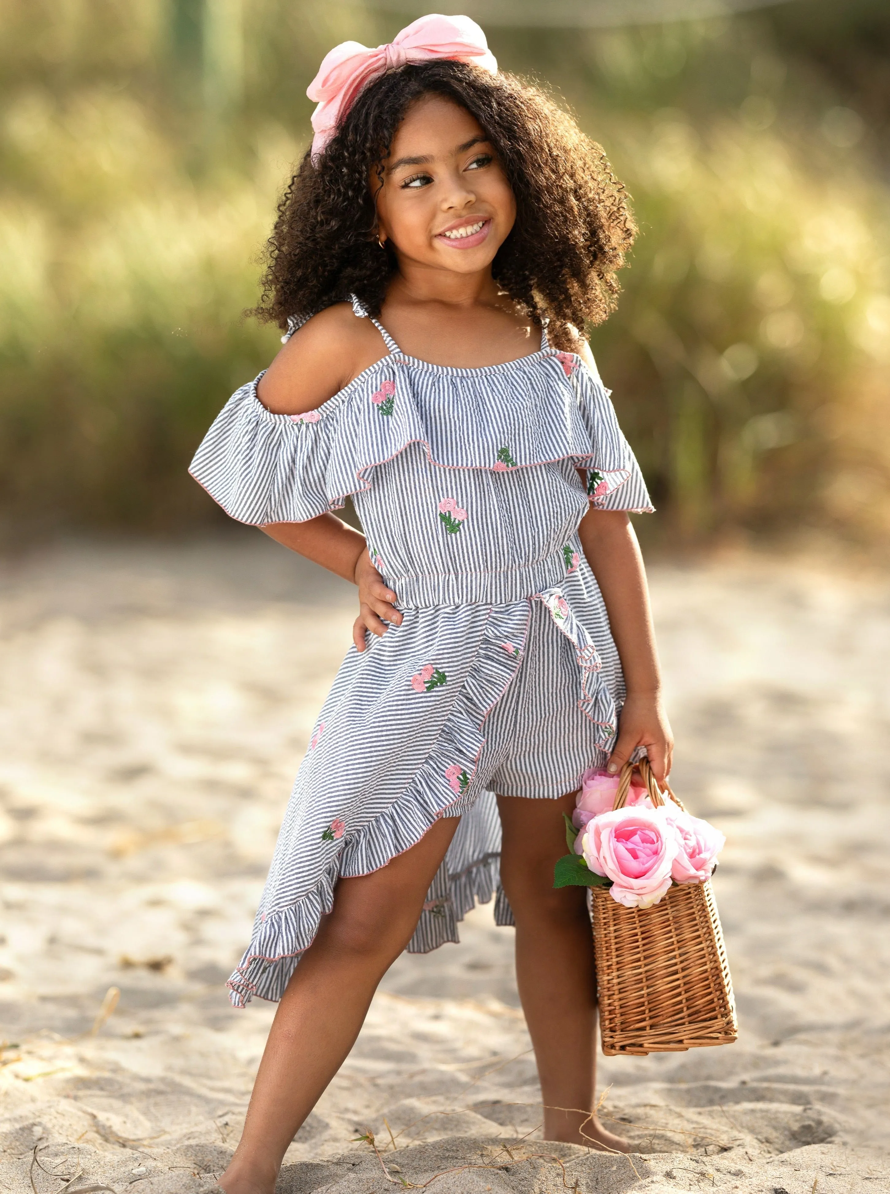 Chic Strolls Hi-Lo Skirted Romper