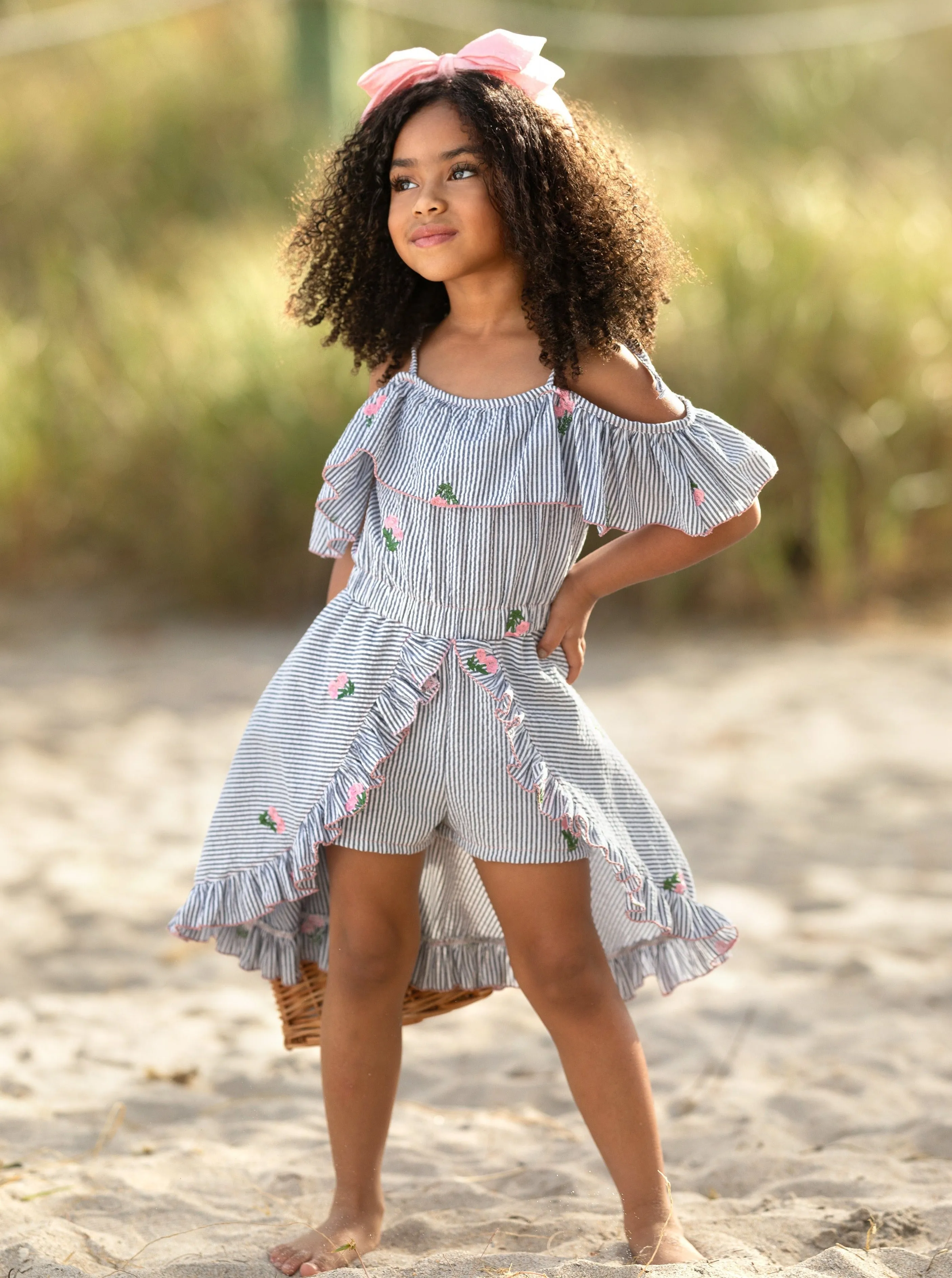 Chic Strolls Hi-Lo Skirted Romper