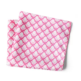 Chokore Magenta Silk Pocket Square - Indian At Heart line