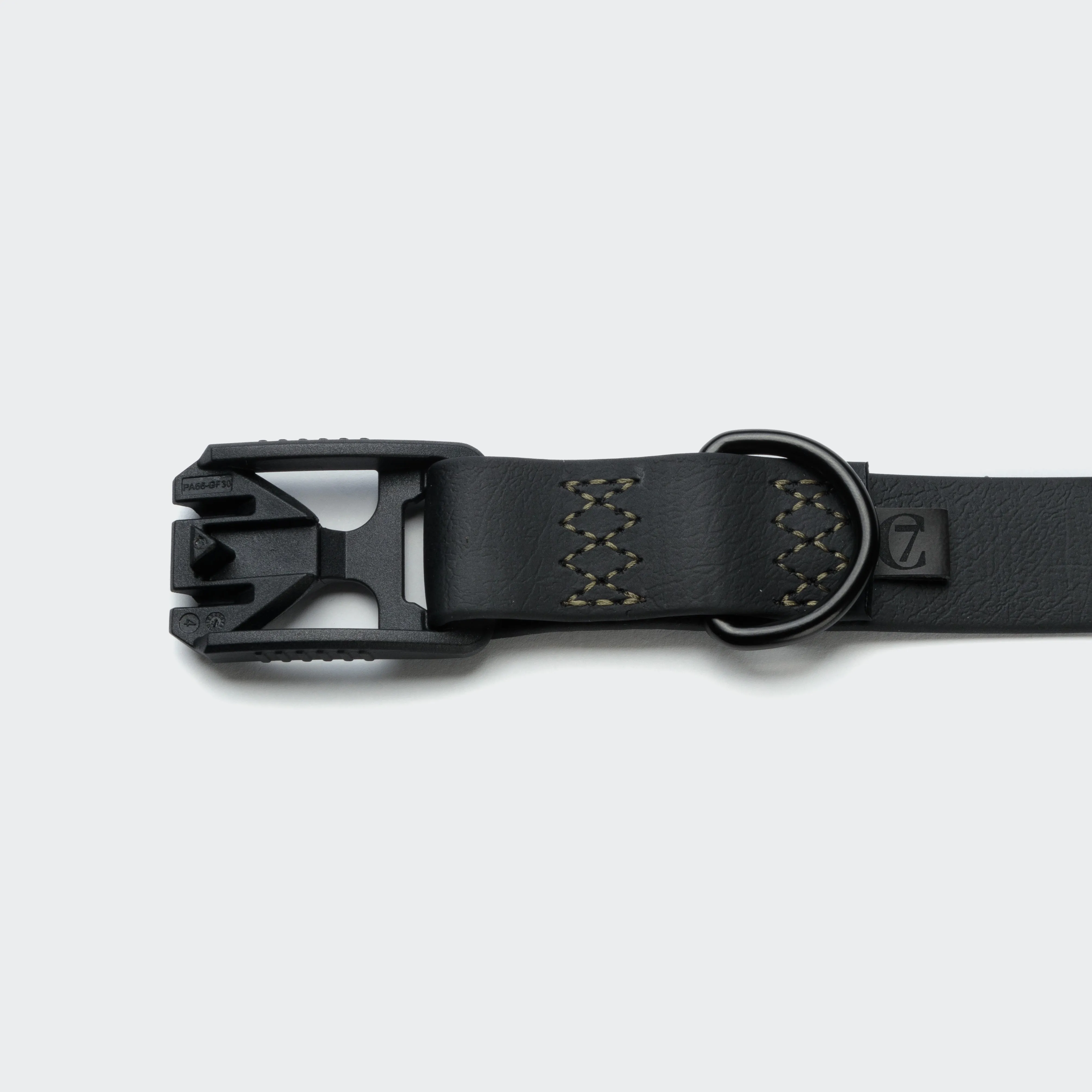 Cloud7: Dog Collar BioThane Ipanema Black-Olive