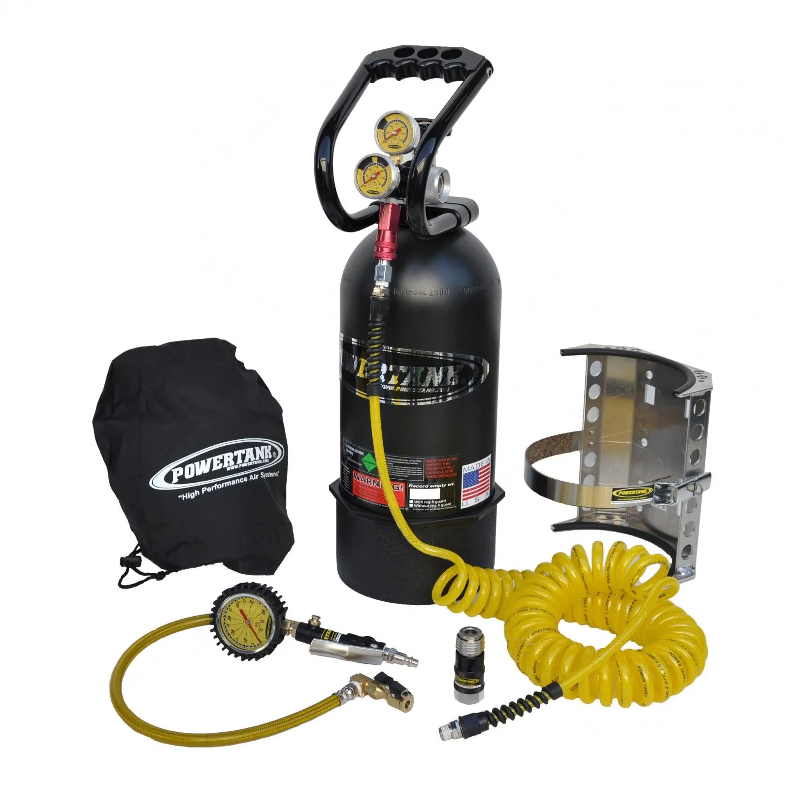 CO2 Tank 10 LB Package B System W/Power Flow II 400 PSI Power Tank