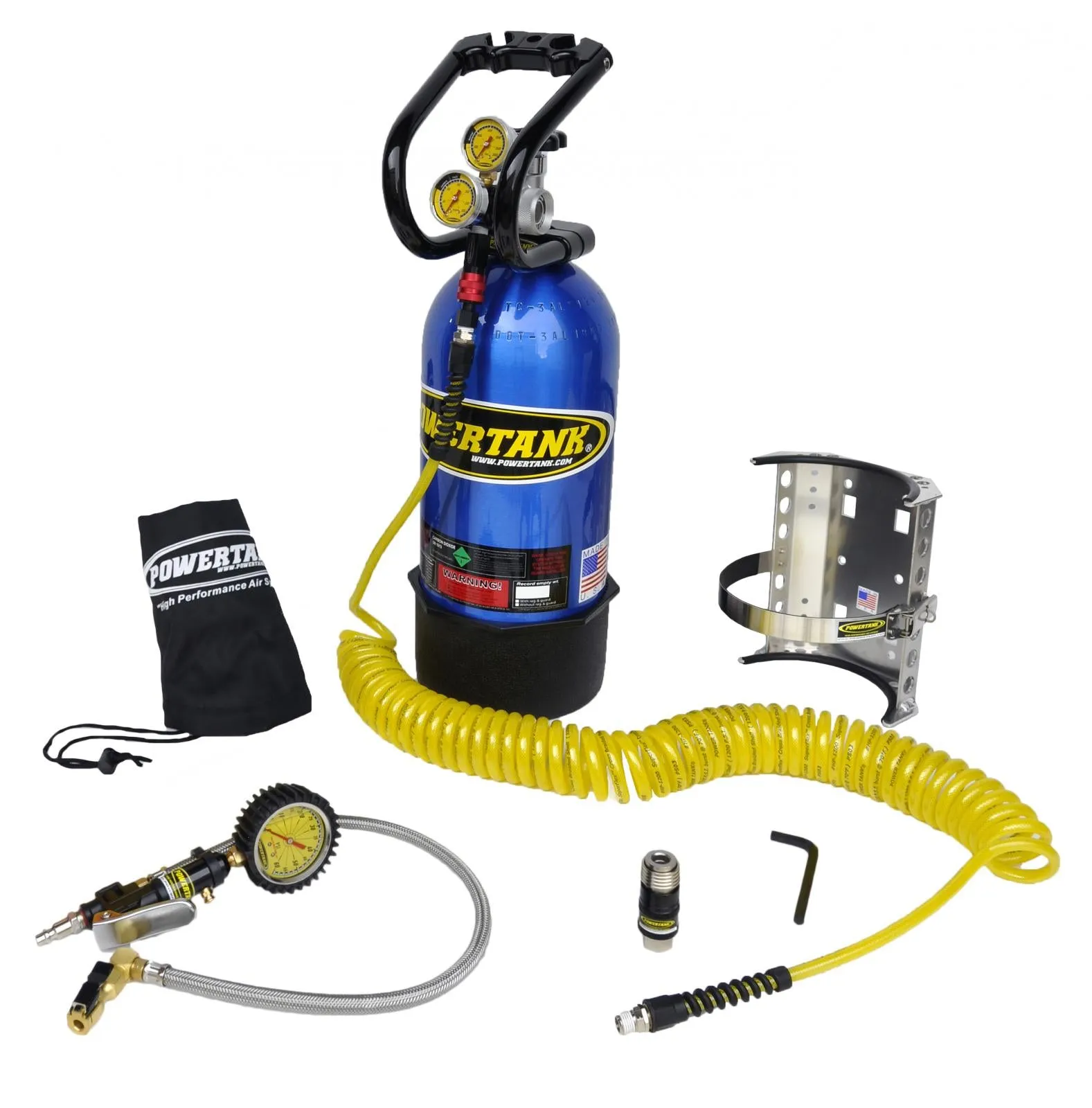 CO2 Tank 10 LB Package B System W/Power Flow II 400 PSI Power Tank