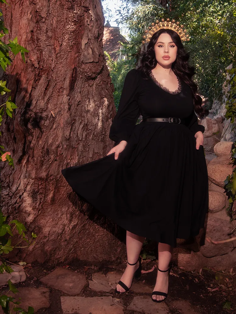 Dark Forest Dress in Black