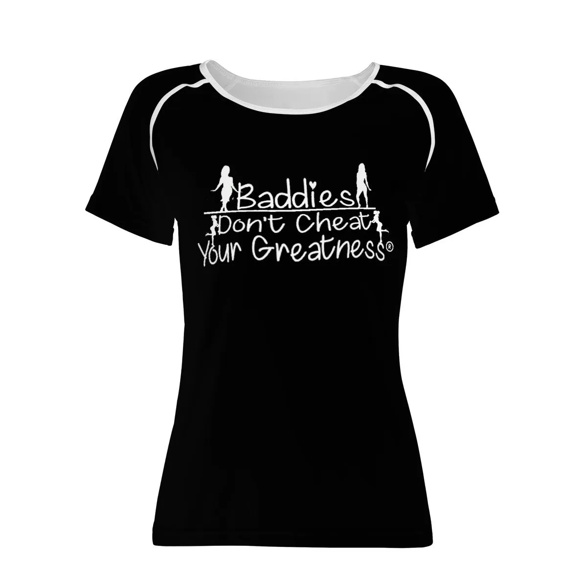 DCYG 24SX Baddies White & Black Women's All-Over Print T shirt