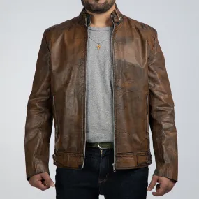 Desert Ranger Brown Leather Jacket