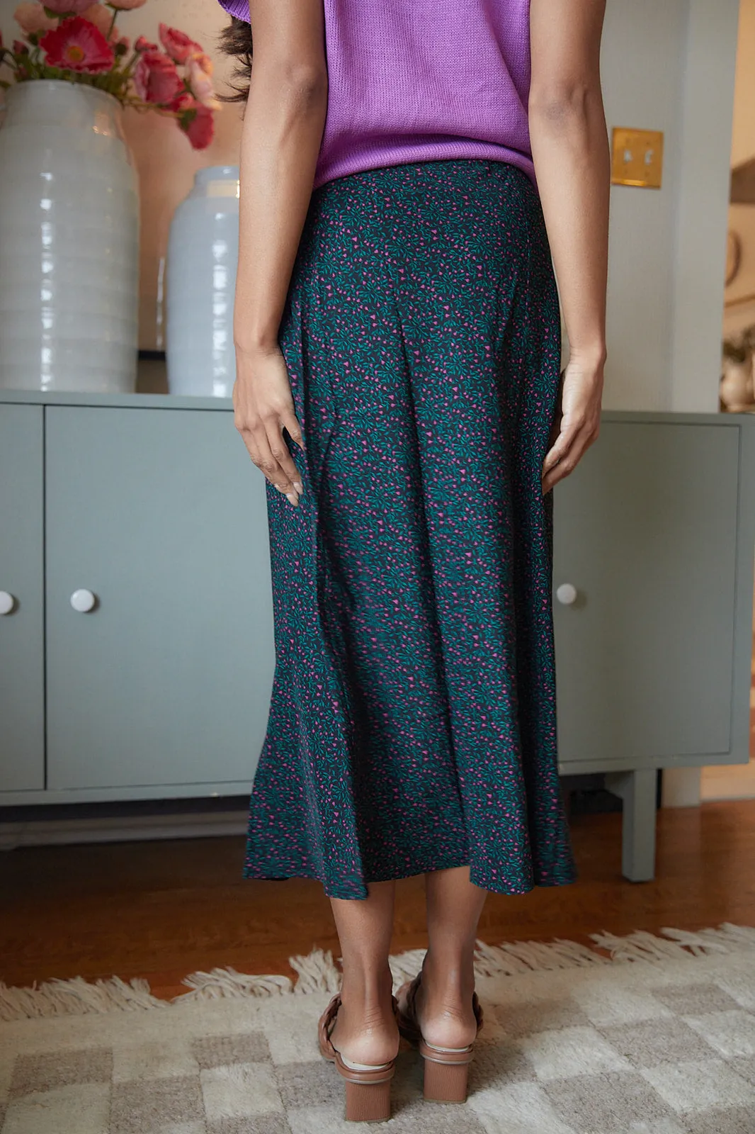 Ditsy Floral Skirt-FINAL SALE