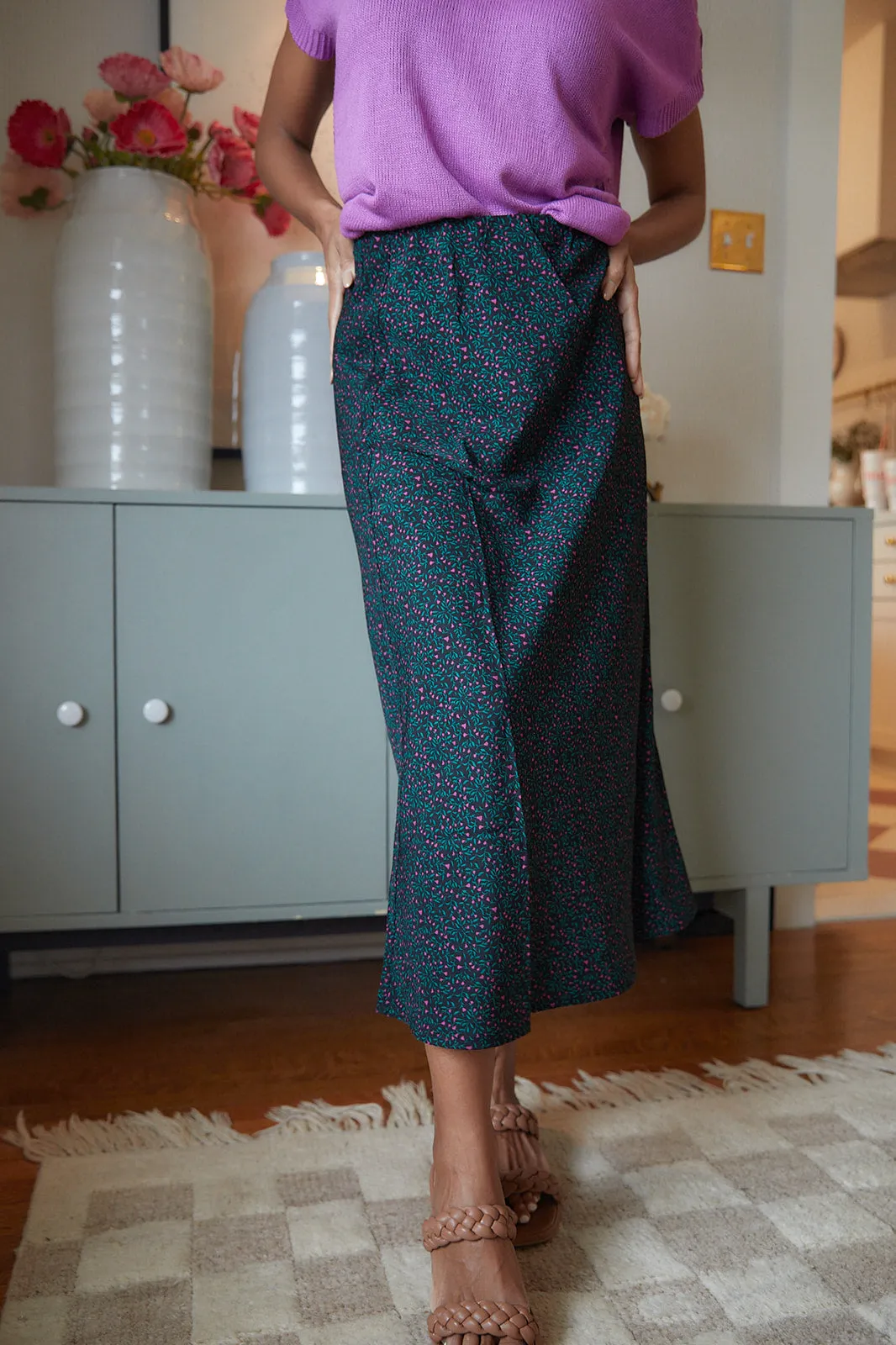 Ditsy Floral Skirt-FINAL SALE