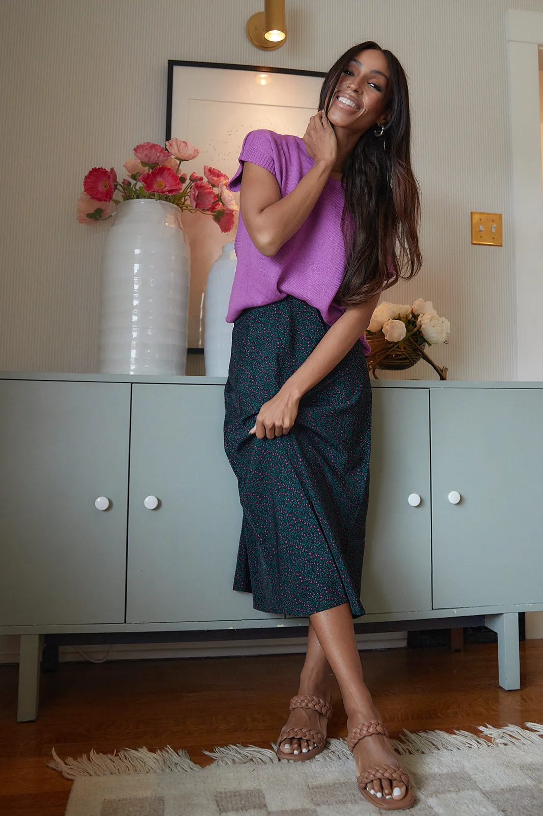 Ditsy Floral Skirt-FINAL SALE