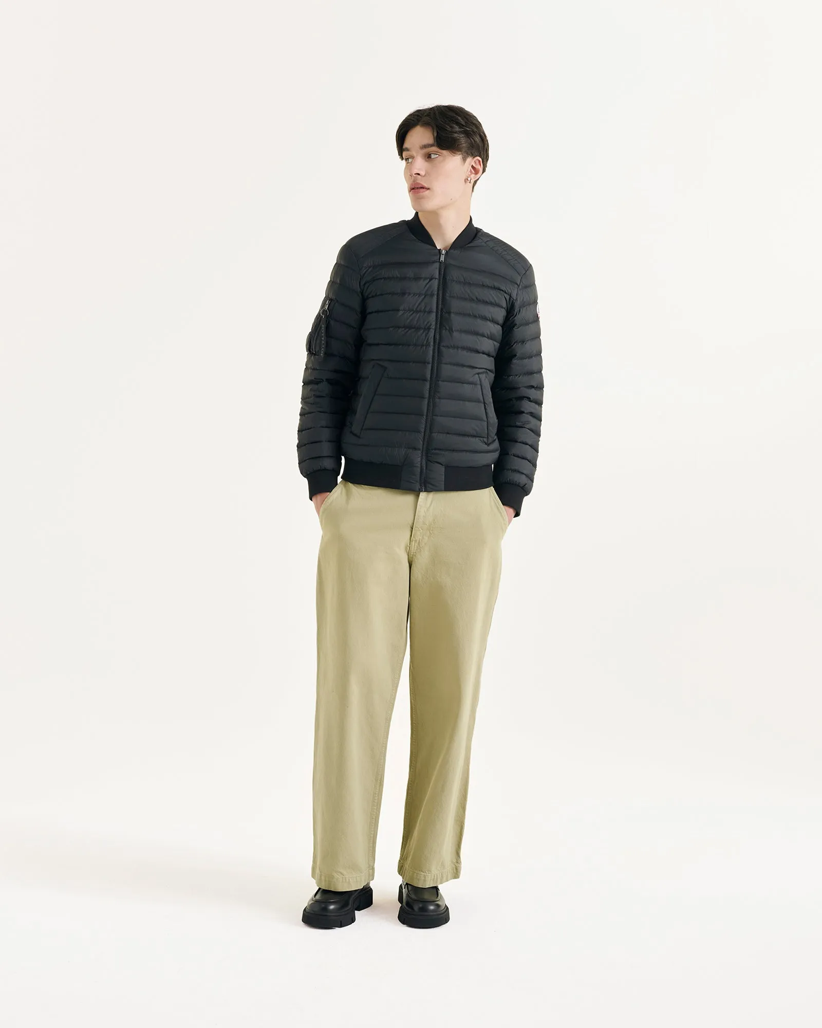 Doudoune style bomber Noir Brian