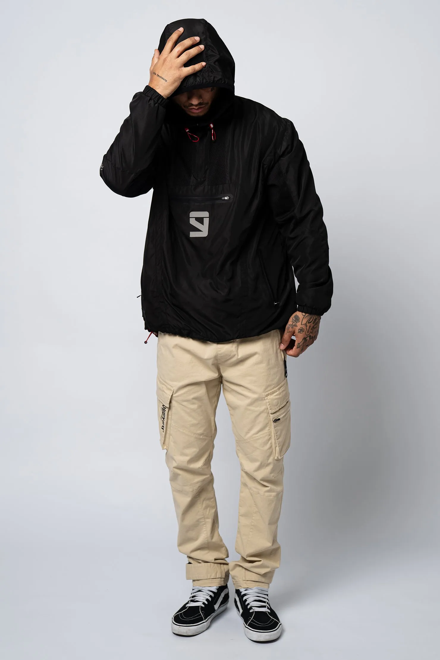 Essential Vent Half Zip Windbreaker Jacket