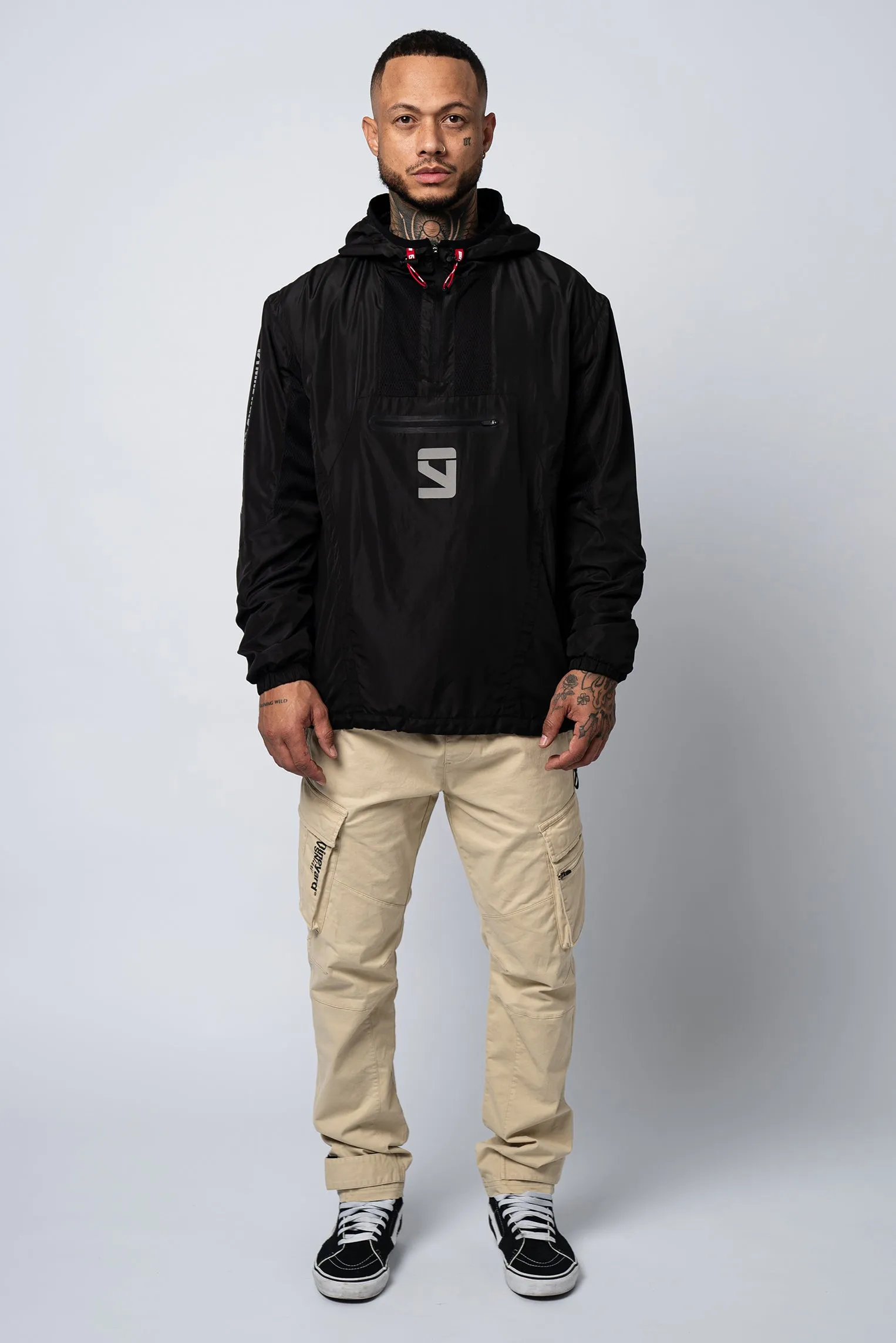 Essential Vent Half Zip Windbreaker Jacket