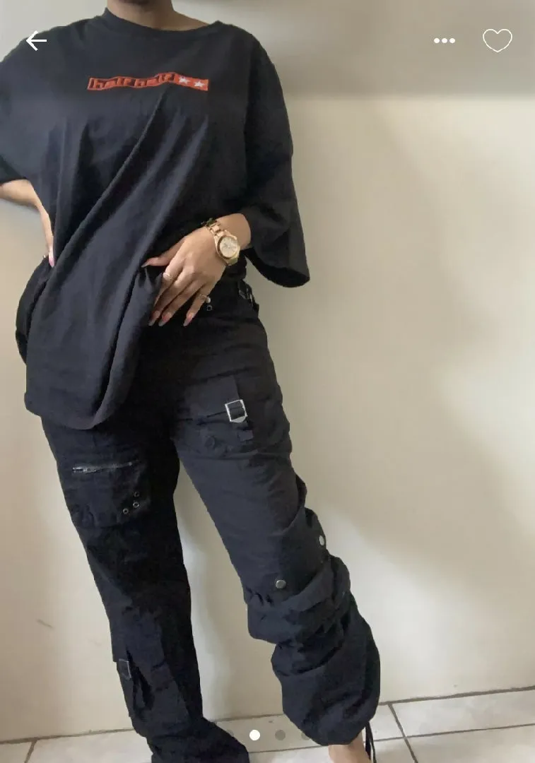 Factorie Black Cargo Pants