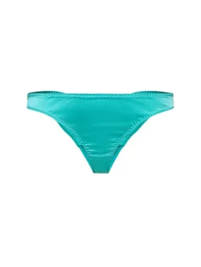 Fleur Du Mal   Luxe satin silk thong 