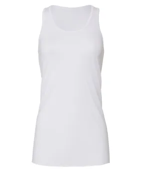 Flowy racerback tank top | White