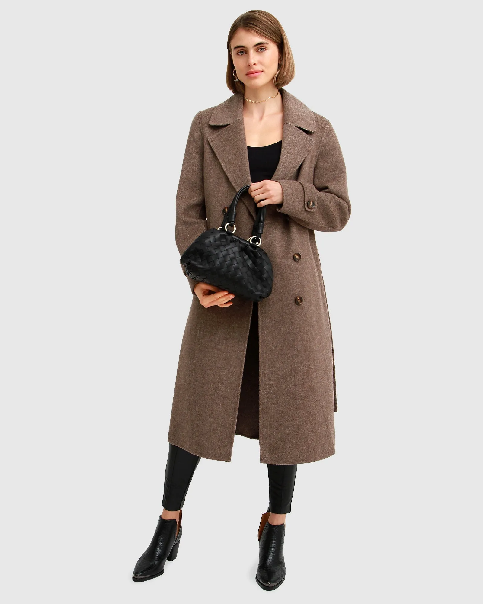 Front Runner Belted Coat - Walnut