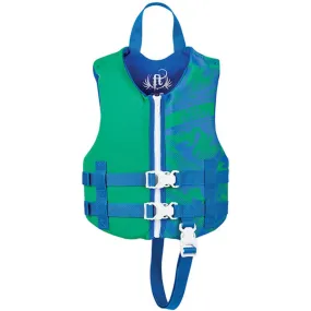 Full Throttle Child Life Jacket Rapid-Dry-Green