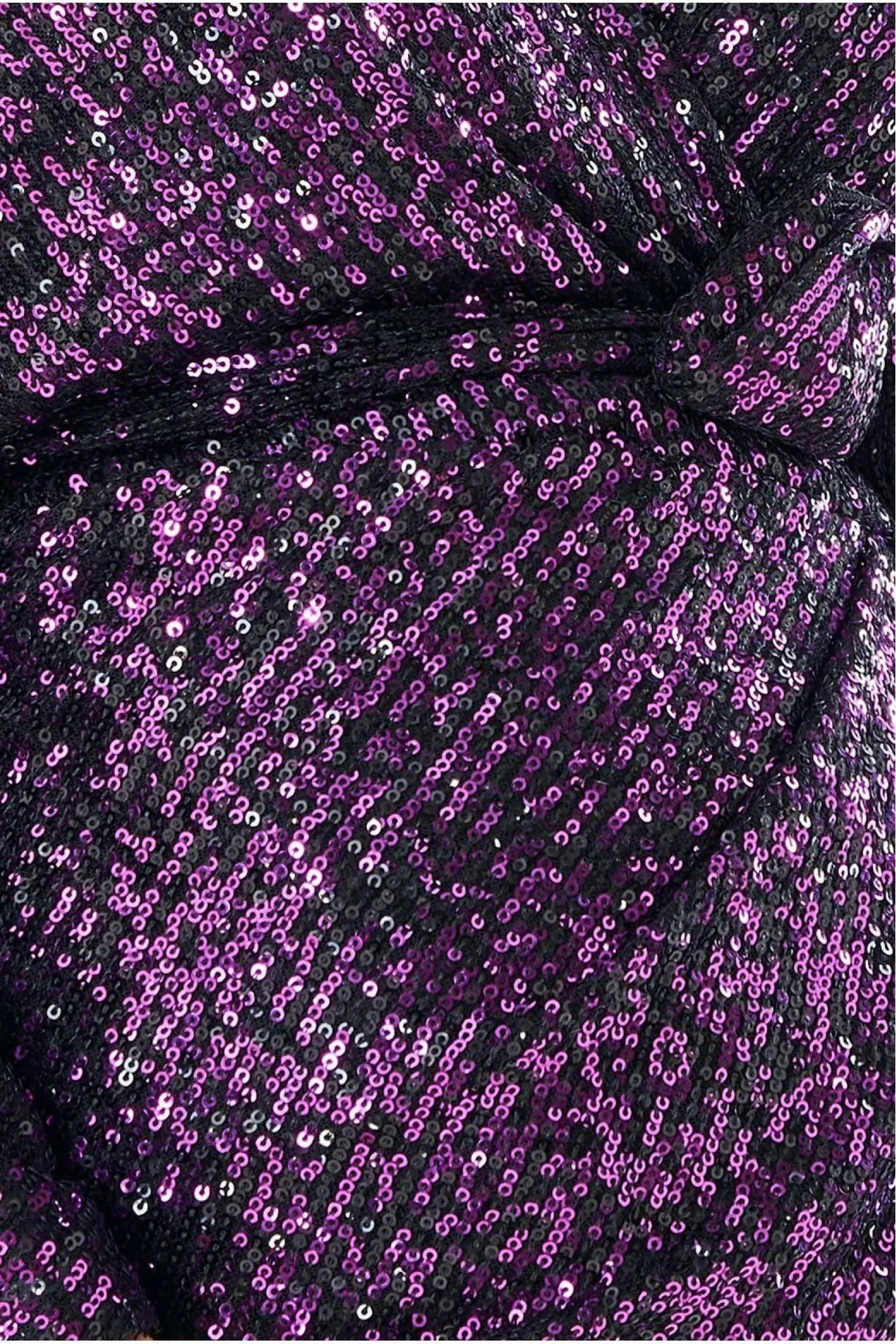 Goddiva Maternity Wrap Sequin Midi Purple