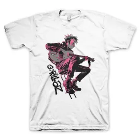 Gorillaz Sitting Pink T-Shirt