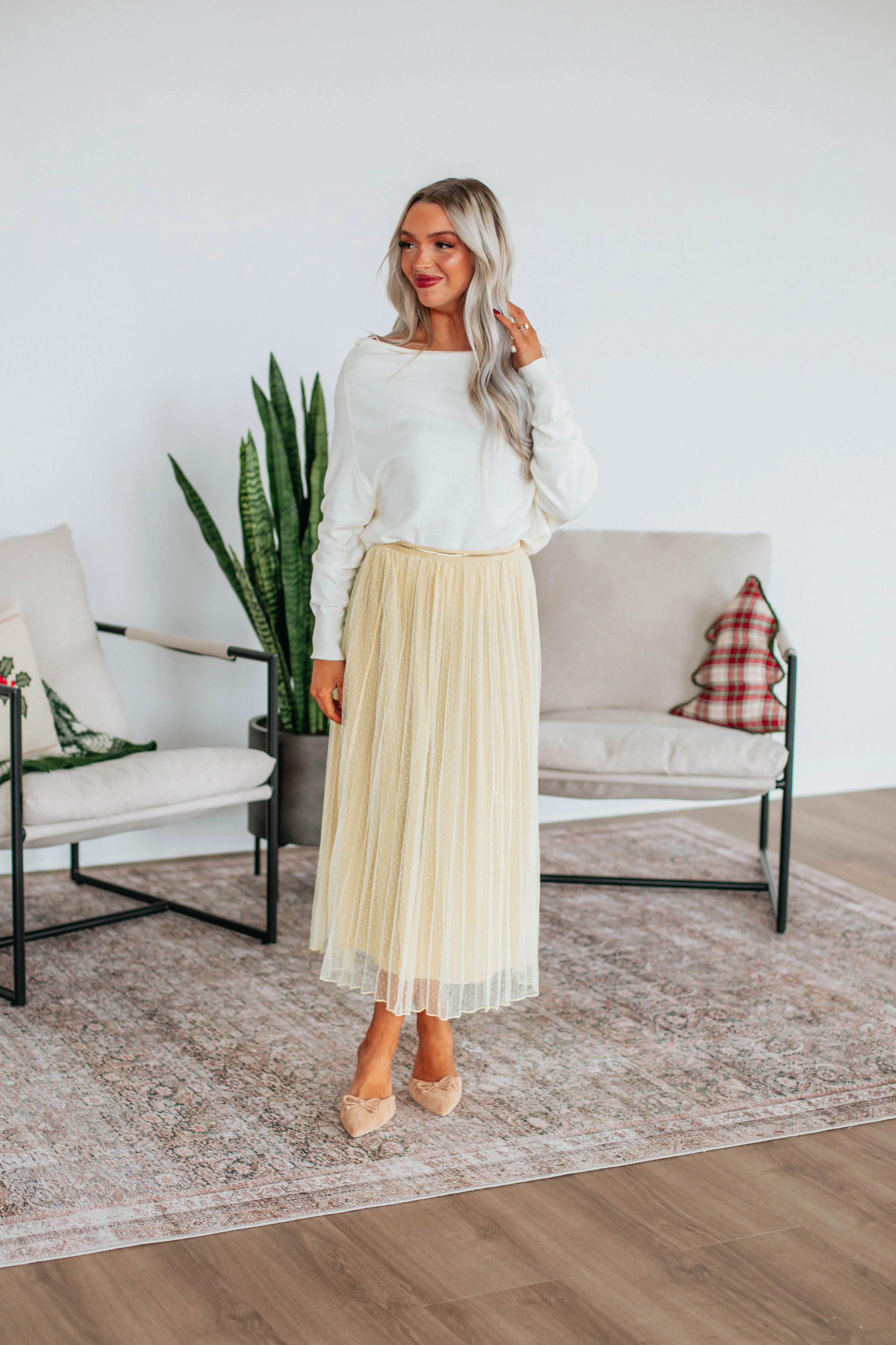 Holidazzle Midi Skirt